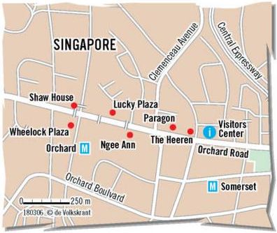 Afbeelding: Shopping centra in de omgeving van Orchard Road in Singapore